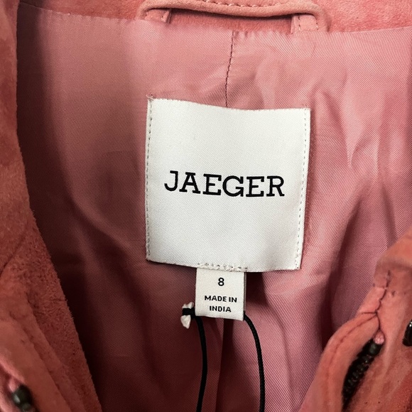 JAEGER Pink Leather Jacket - Picture 4 of 9